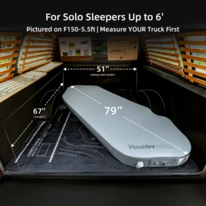 Air+Foam Pickup Truck Bed Diagonal Mattress