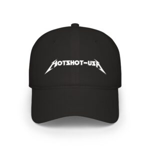 Metallica Inspired Rock Legends Hotshot USA logo Low Profile Baseball Cap