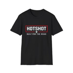 Hotshot 'Built for the Road' T‑Shirt — Retro Roadtrip Driver Tee